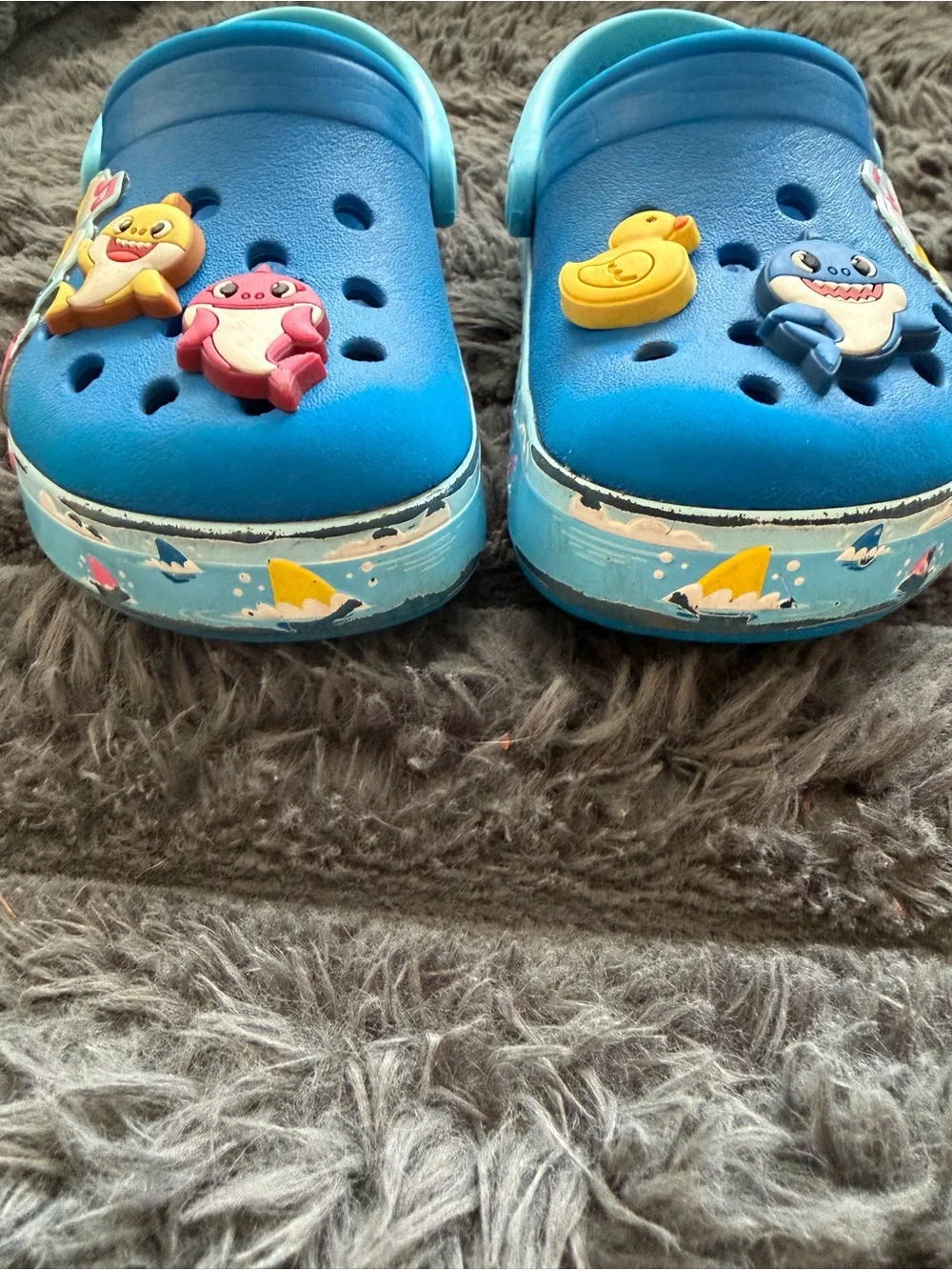 CROCS scuffs around